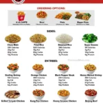 panda express menu nutritional information
