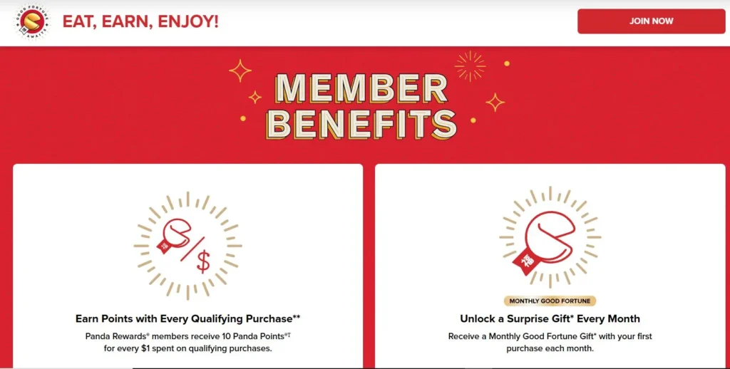 panda express rewards member benefits